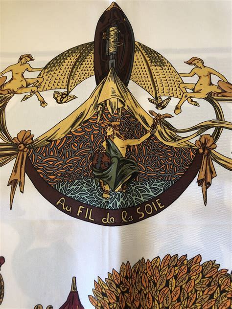 hermes scarf au fil de la soie|Au fil de la soie .